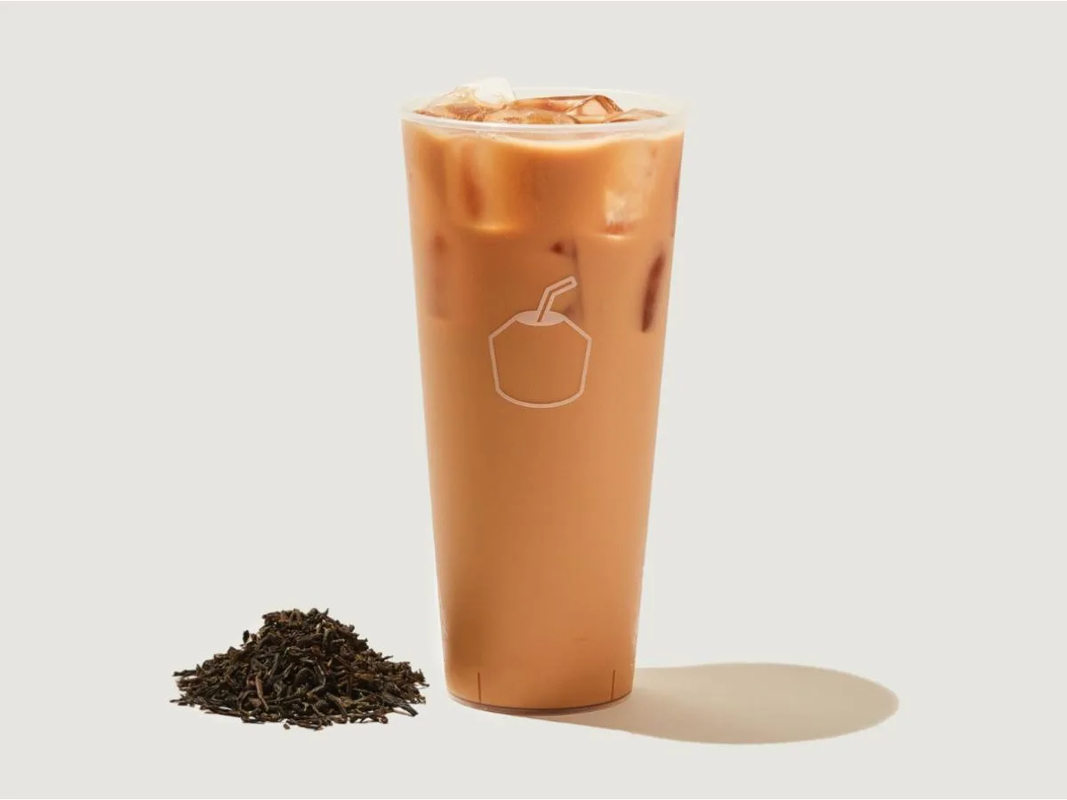 Medium Black Tea Latte with Oat milk (50% sweet) Medium Black Tea Latte with Oat milk (50% sweet)