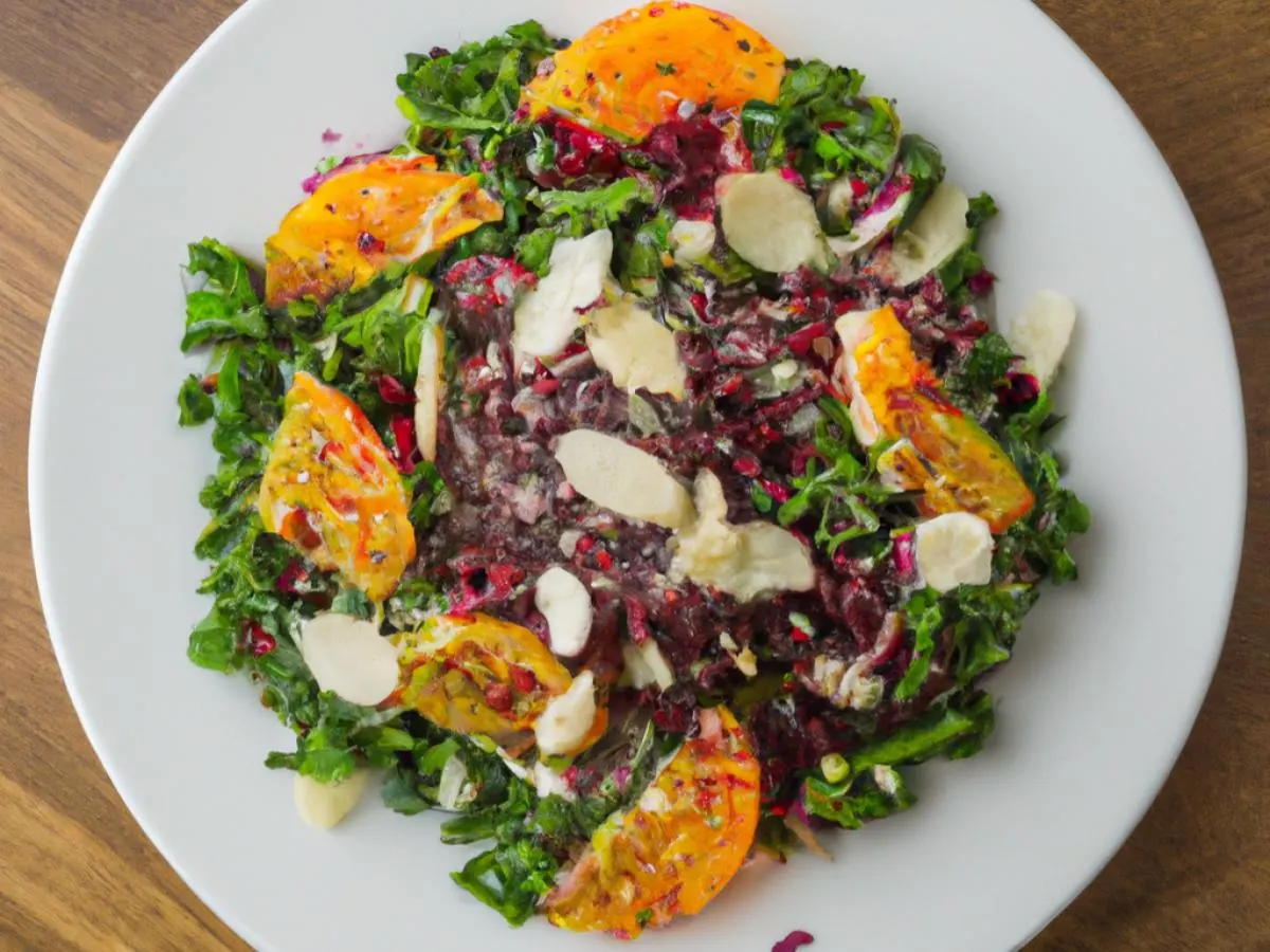 Kale and Quinoa Salad (Dressing Served on Side) Kale and Quinoa Salad (Dressing Served on Side)