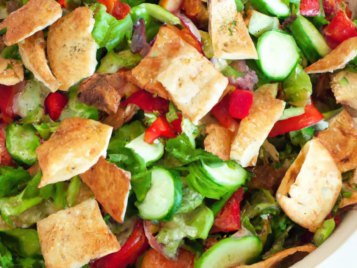 Fattoush (Dressing Served on Side) Fattoush (Dressing Served on Side)