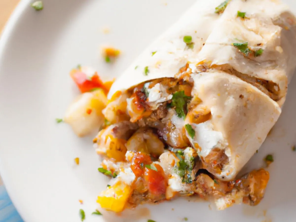 Veggie Breakfast Burrito Veggie Breakfast Burrito