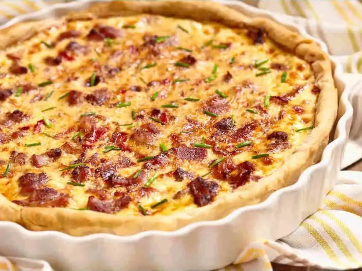 Ham Cheddar Quiche Ham Cheddar Quiche
