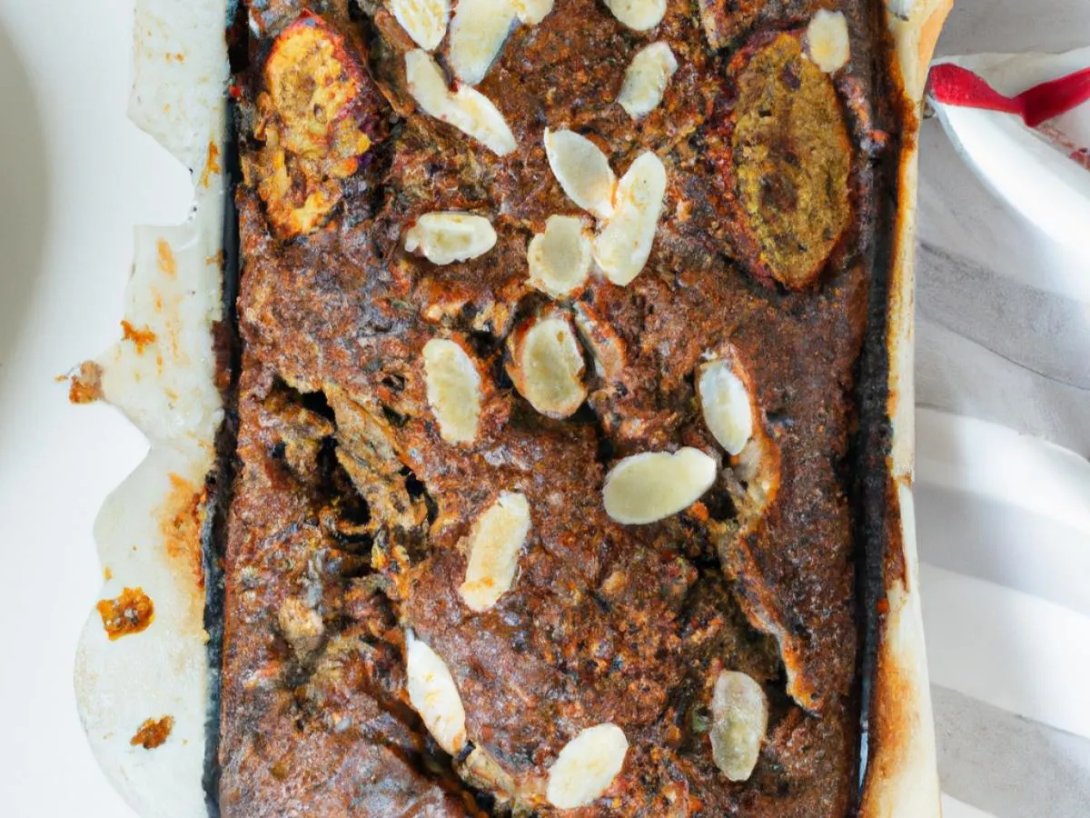 Gluten Free Almond Banana Chocolate Bread