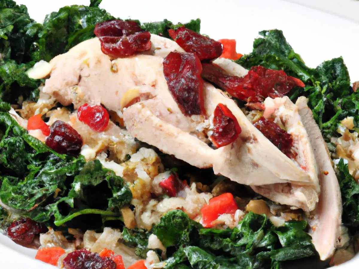 Rosemary Chicken Breast Kale Salad With Wild Rice Rosemary Chicken Breast Kale Salad With Wild Rice
