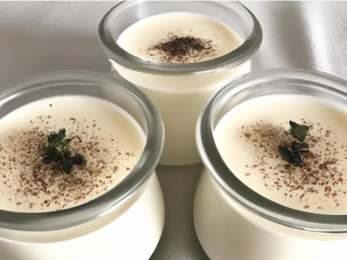 Vegan Coconut Panna Cotta Cups Vegan Coconut Panna Cotta Cups