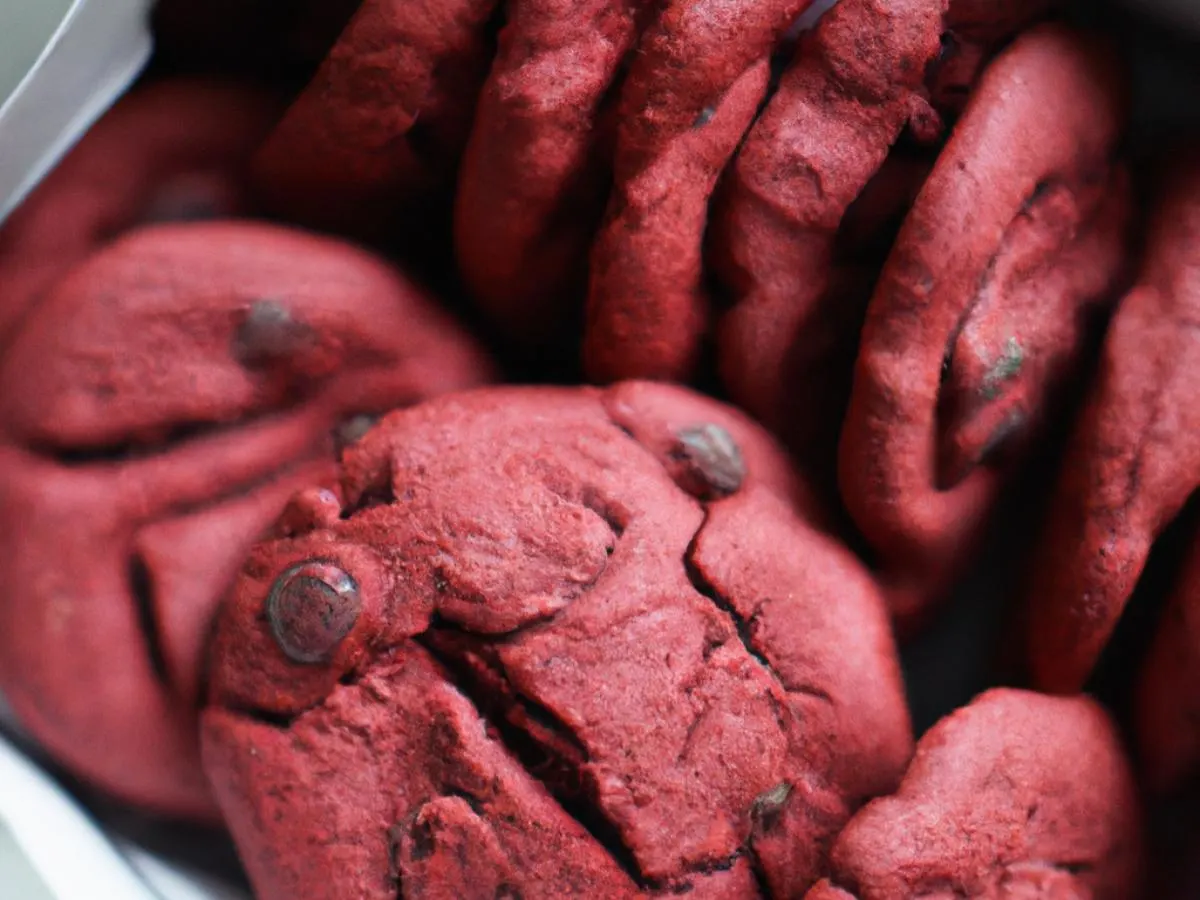 Red Velvet Chocolate Chip Cookies (Boxed) Red Velvet Chocolate Chip Cookies (Boxed)