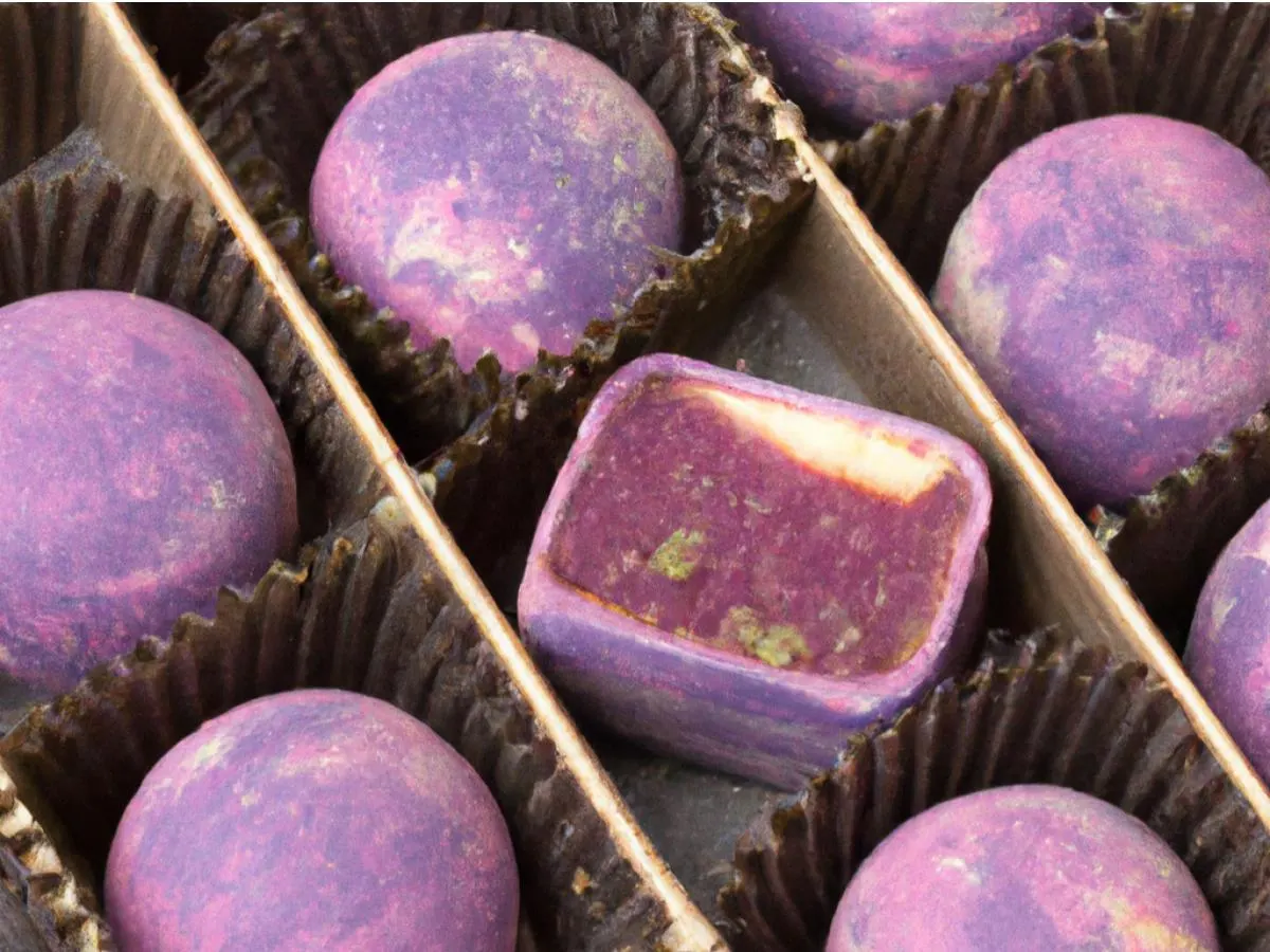 Blueberry Bonbons (Gluten-Free & Vegan) (Boxed) Blueberry Bonbons (Gluten-Free & Vegan) (Boxed)