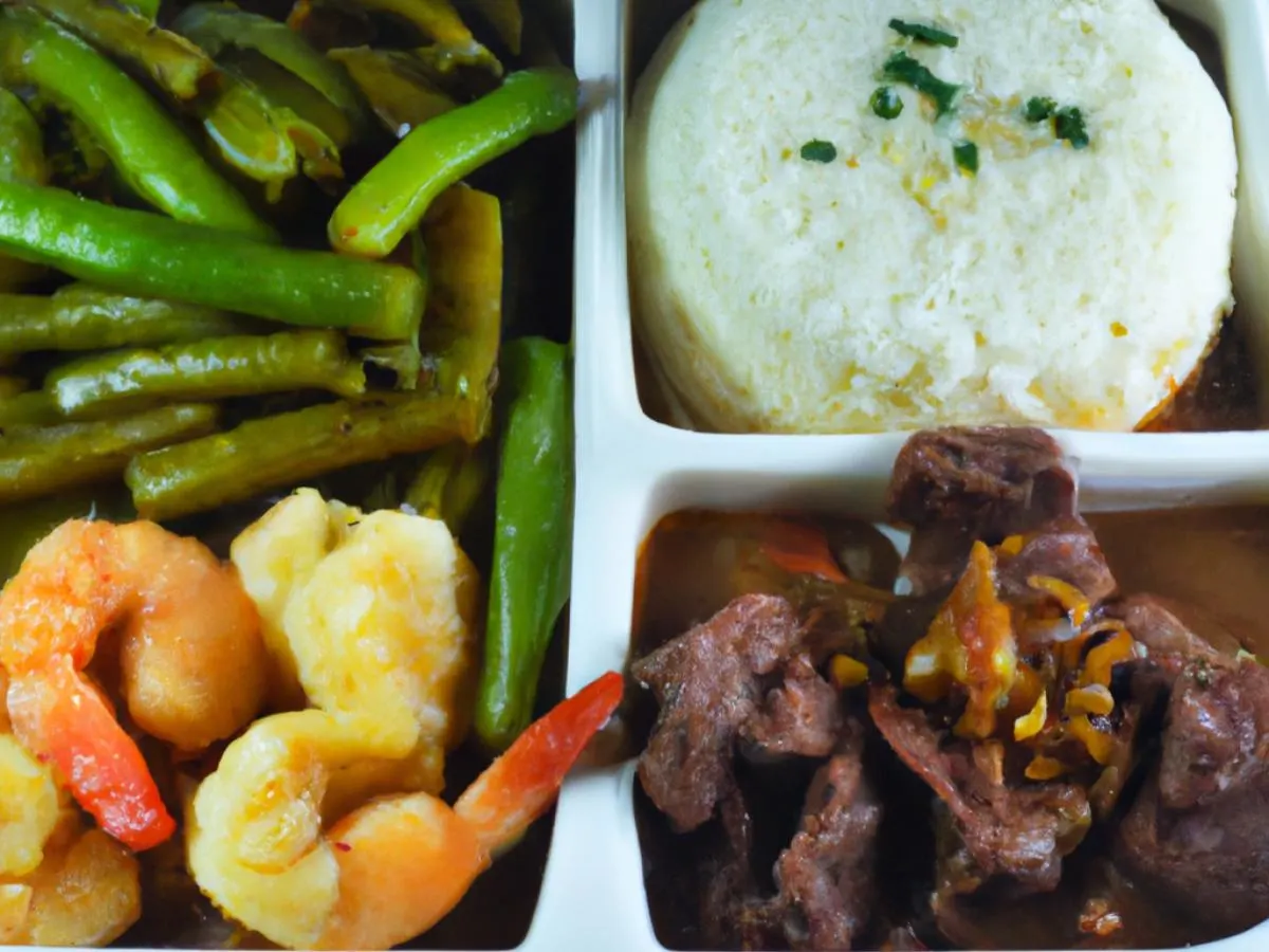 Beef Kaldereta |Garlic Shrimp |Garlic Rice |Chili Green Beans Beef Kaldereta |Garlic Shrimp |Garlic Rice |Chili Green Beans