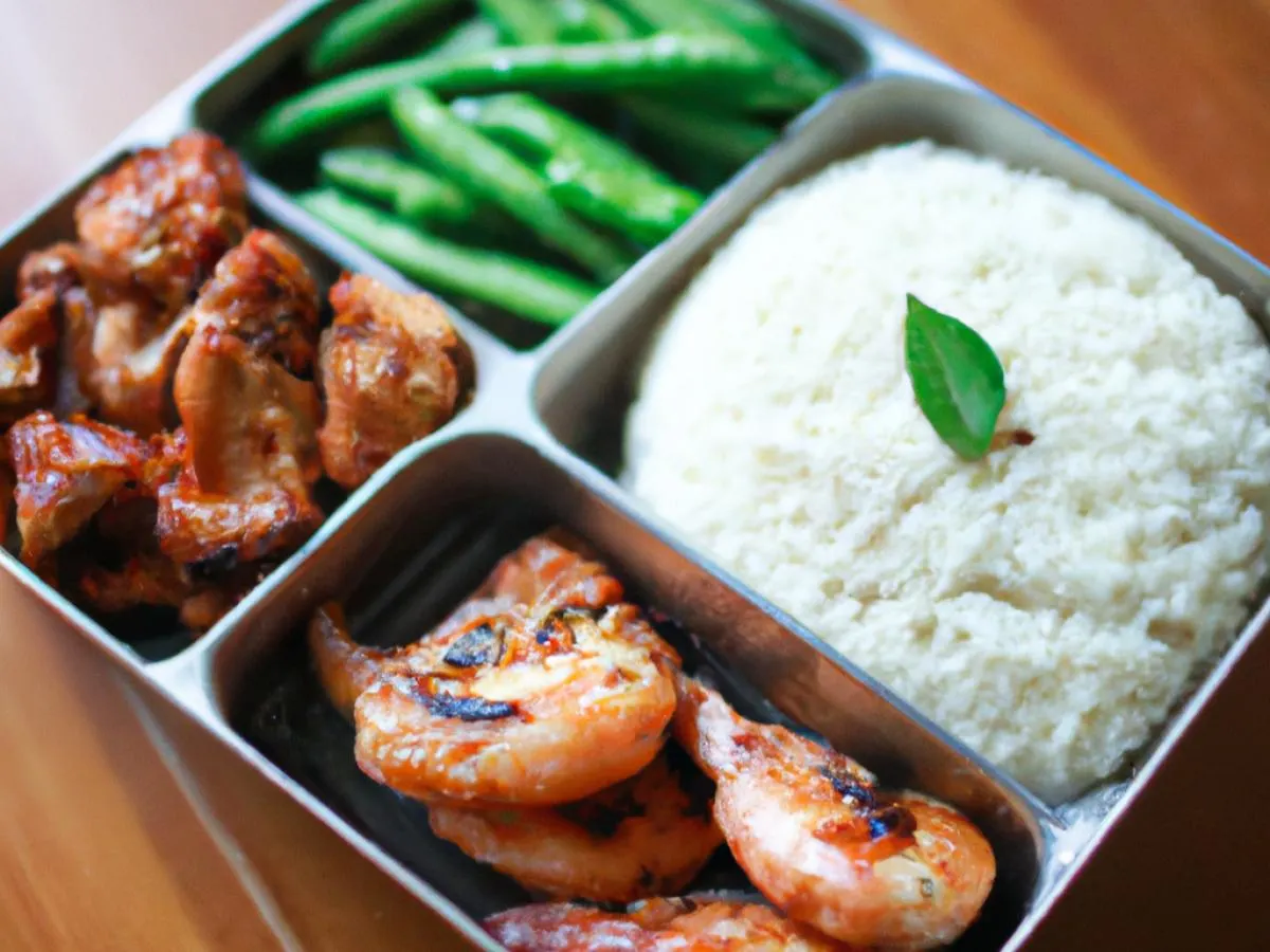 Chicken Inasal |Garlic Shrimp |Adobo Rice |Chili Green Beans Chicken Inasal |Garlic Shrimp |Adobo Rice |Chili Green Beans