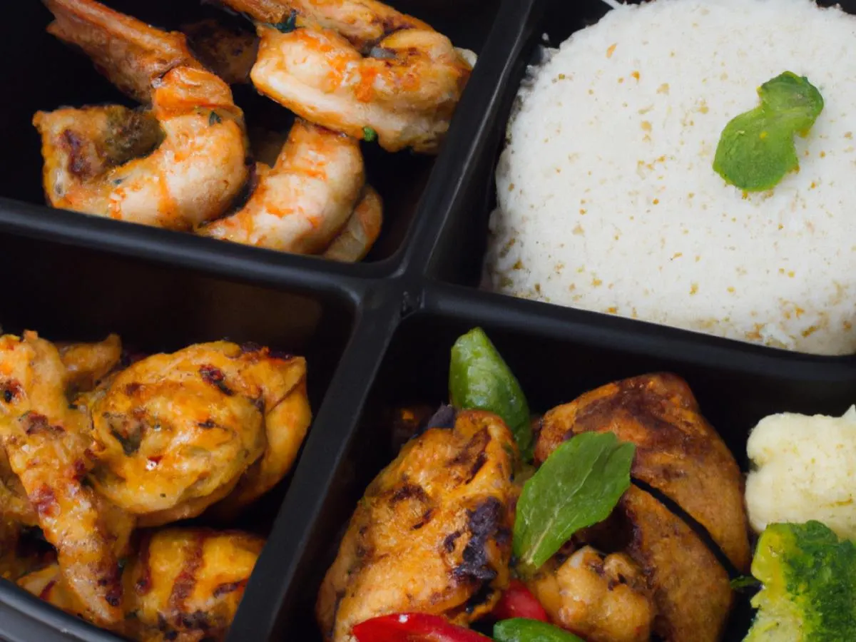 Chicken Inasal |Garlic Shrimp |White Rice |Tamarind Vegetable Stir Fry Chicken Inasal |Garlic Shrimp |White Rice |Tamarind Vegetable Stir Fry