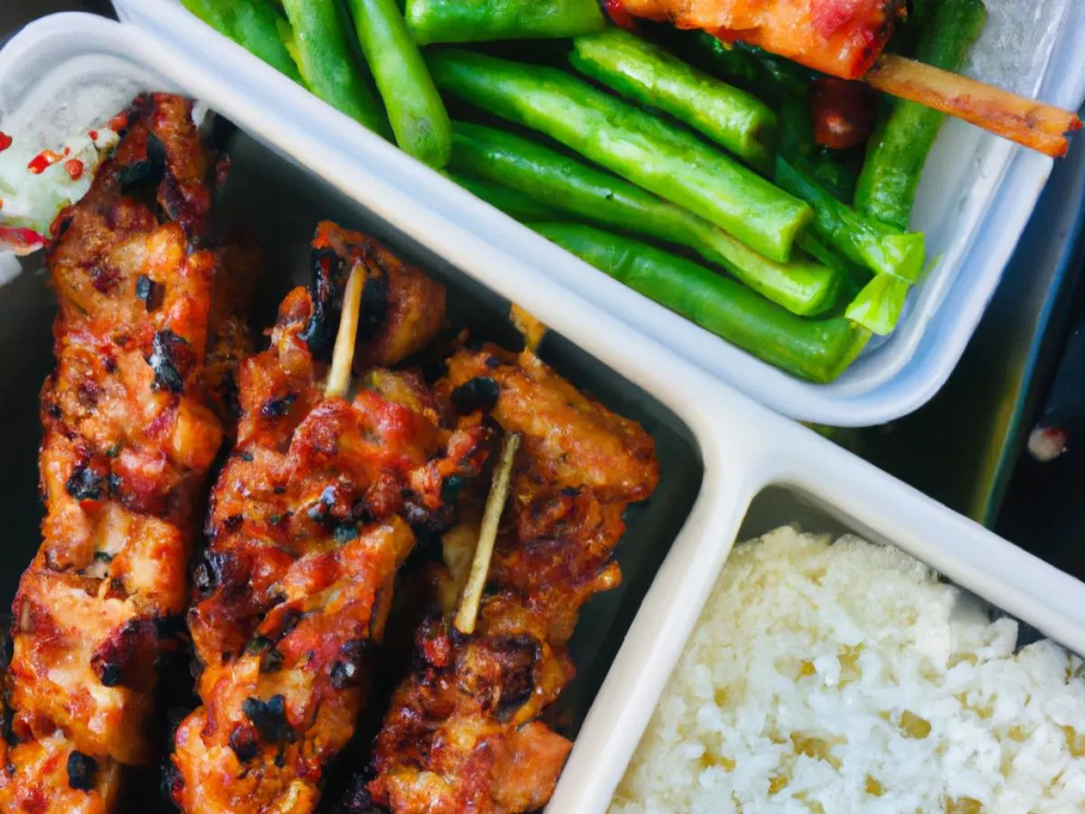 Chicken Inasal |BBQ Chicken Skewers |Garlic Rice |Chili Green Beans Chicken Inasal |BBQ Chicken Skewers |Garlic Rice |Chili Green Beans