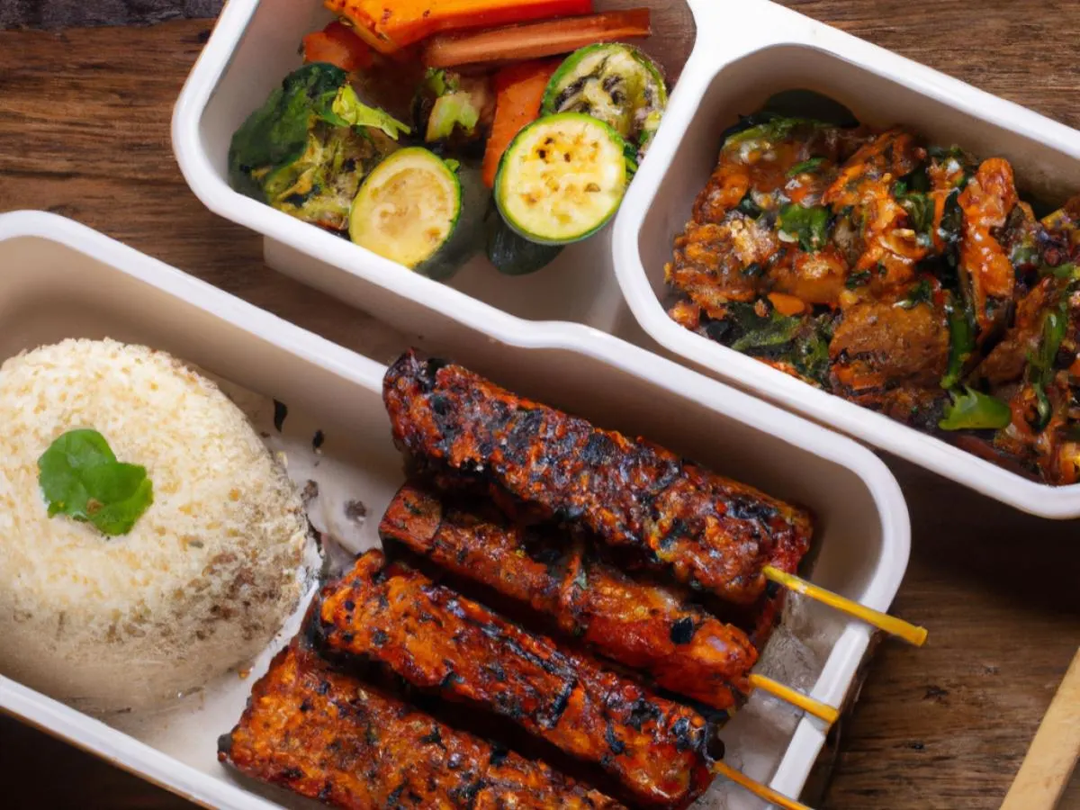 Chicken Inasal |BBQ Chicken Skewers |Adobo Rice |Tamarind Vegetable Stir Fry Chicken Inasal |BBQ Chicken Skewers |Adobo Rice |Tamarind Vegetable Stir Fry