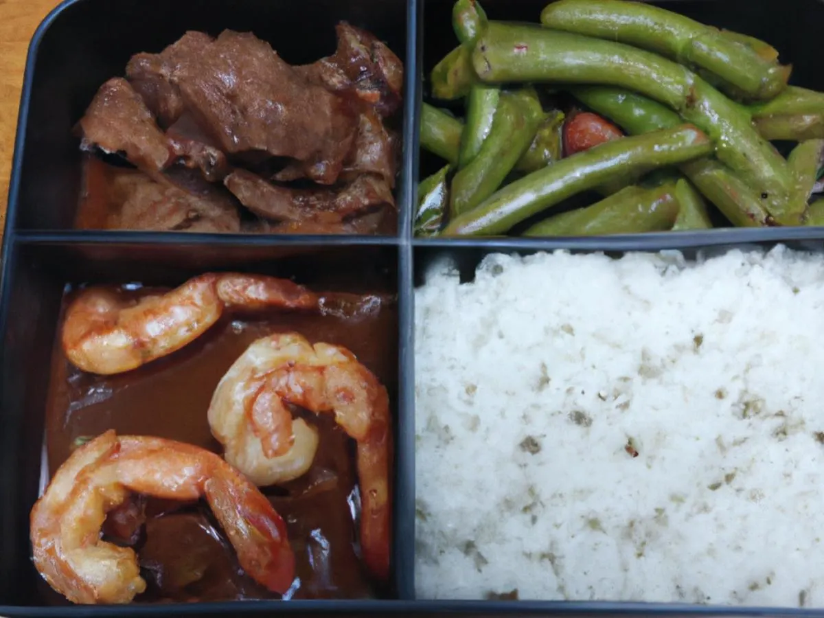 Pork Adobo |Garlic Shrimp |Adobo Rice |Chili Green Beans Pork Adobo |Garlic Shrimp |Adobo Rice |Chili Green Beans
