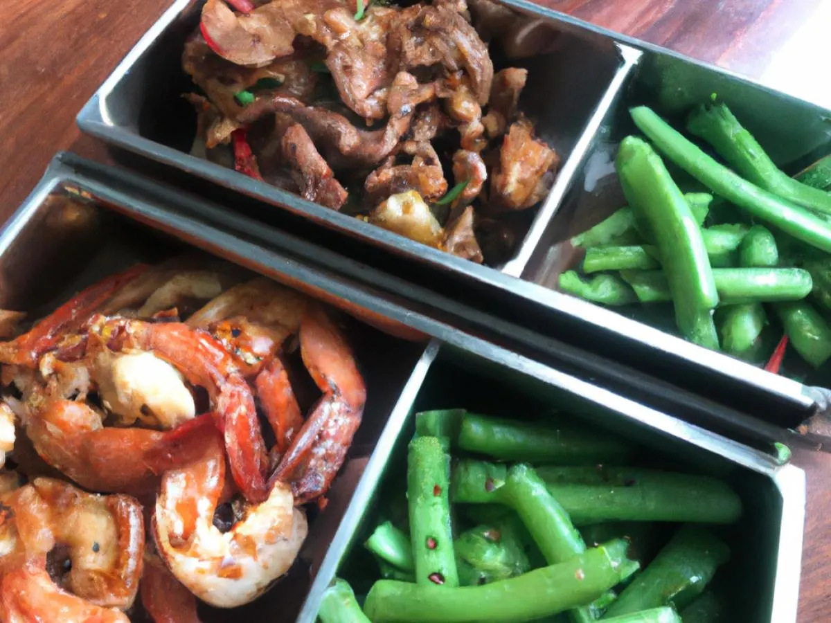 Pork Adobo |Garlic Shrimp |Tamarind Vegetable Stir Fry |Chili Green Beans Pork Adobo |Garlic Shrimp |Tamarind Vegetable Stir Fry |Chili Green Beans