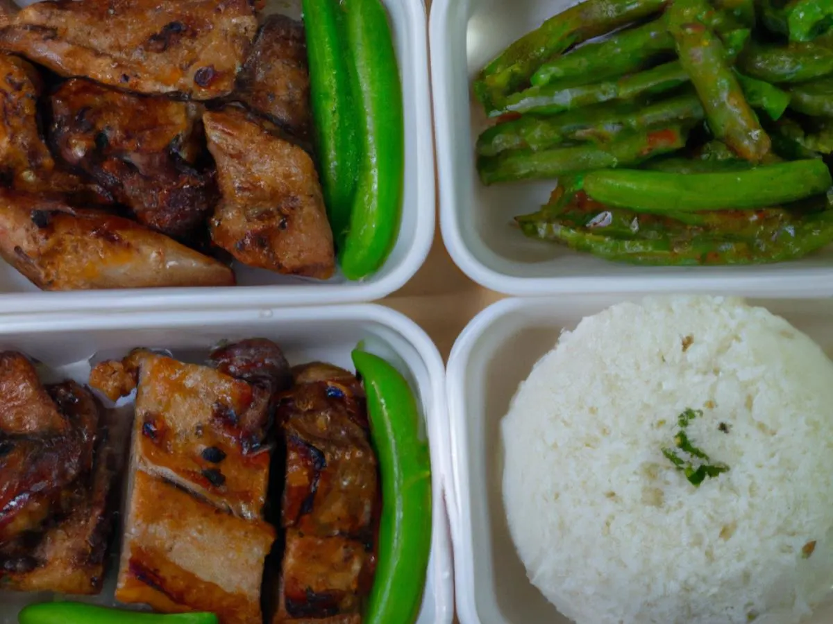 Pork Adobo |Chicken Inasal |White Rice |Chili Green Beans Pork Adobo |Chicken Inasal |White Rice |Chili Green Beans