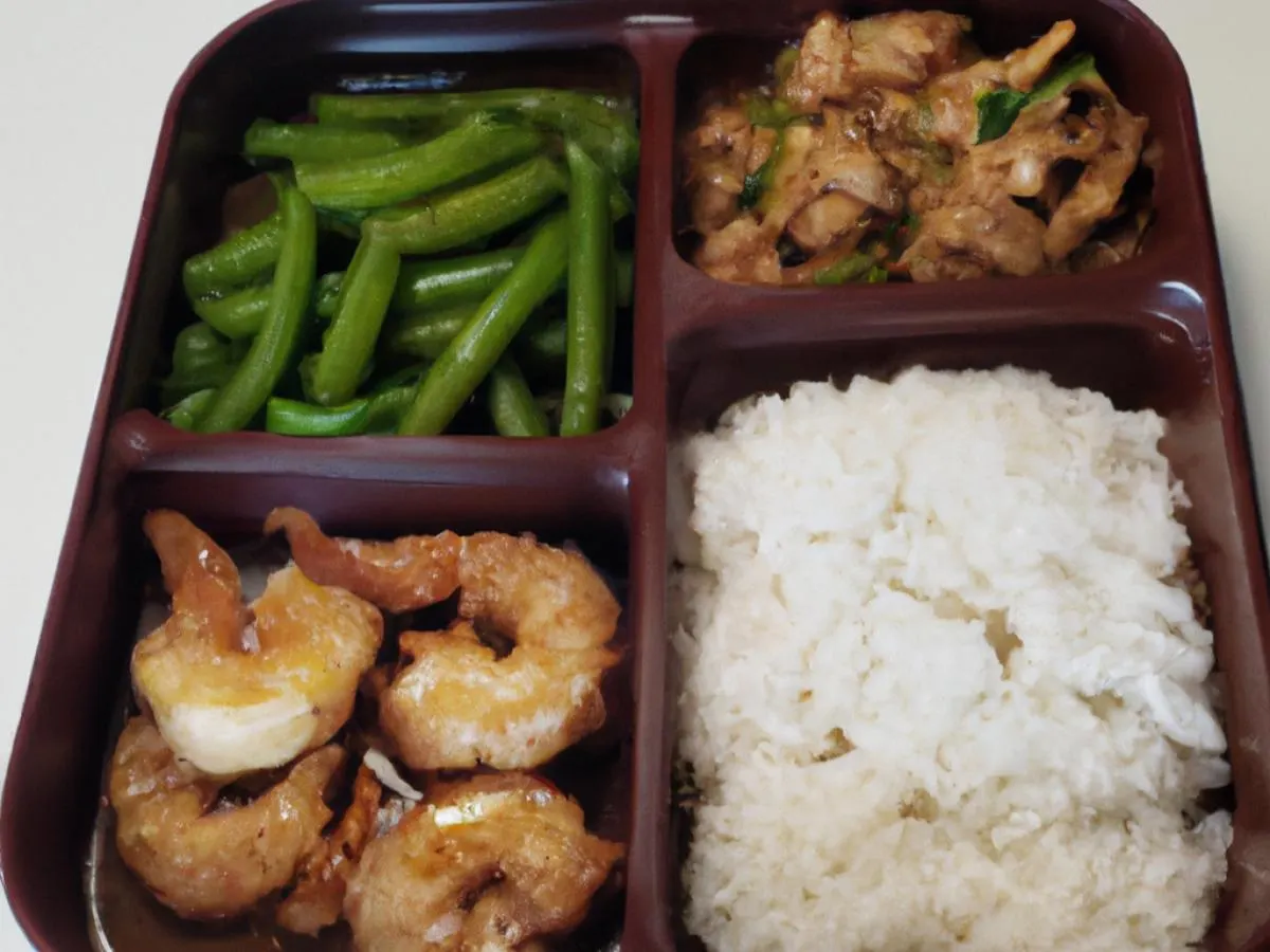 Chicken Adobo |Garlic Shrimp |White Rice |Chili Green Beans Chicken Adobo |Garlic Shrimp |White Rice |Chili Green Beans