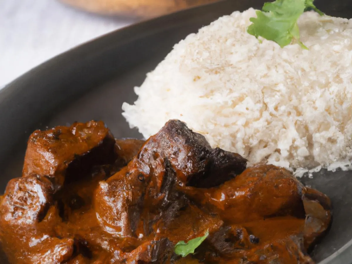 Lamb Tikka Masala with Basmati Rice and Aloo Gobi Lamb Tikka Masala with Basmati Rice and Aloo Gobi