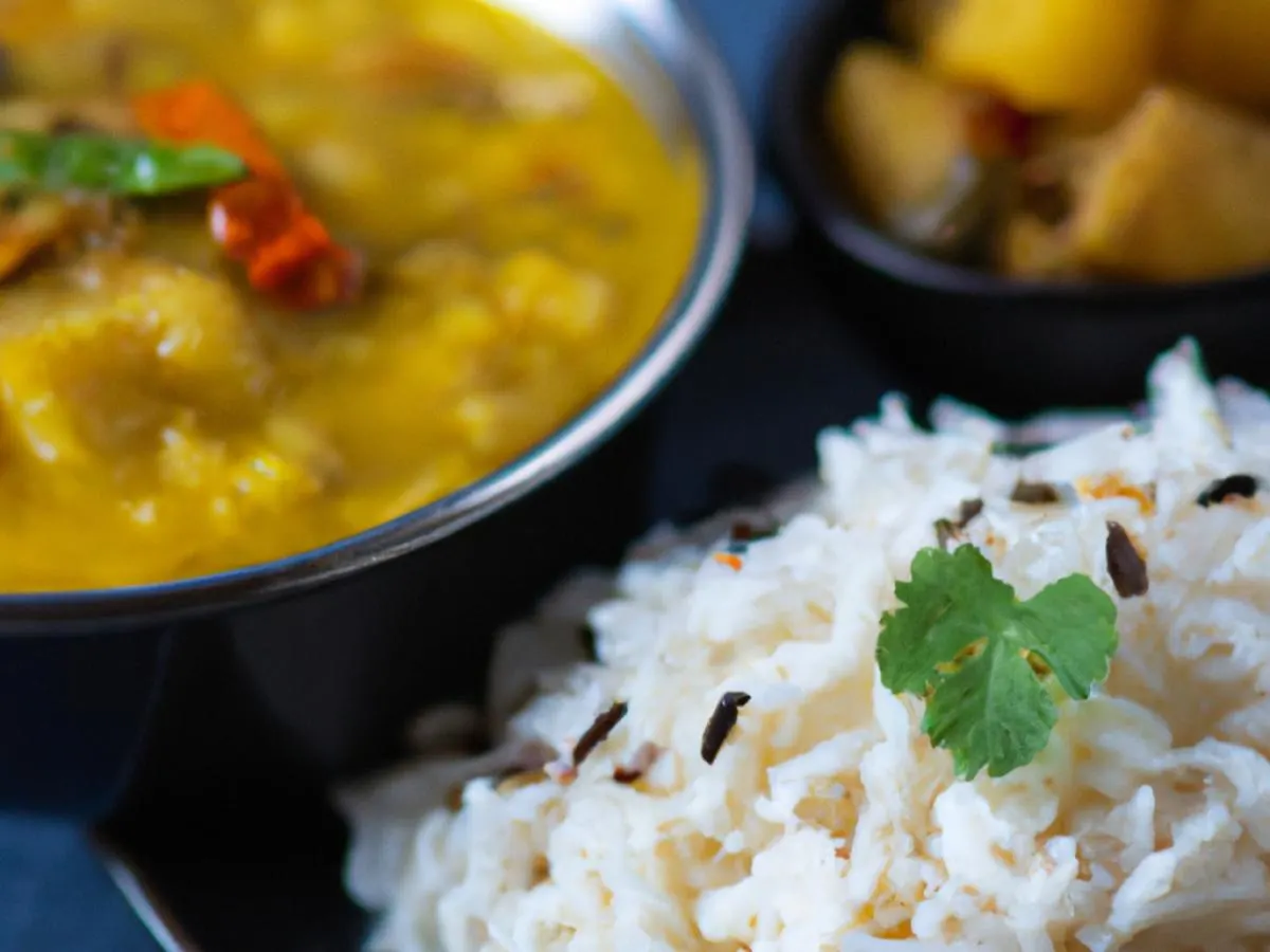 Vegan Tadka Dal with Basmati Rice and Aloo Gobi Vegan Tadka Dal with Basmati Rice and Aloo Gobi