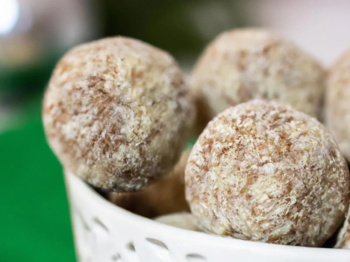 Snickerdoodle Bonbons (Gluten-Free & Vegan)