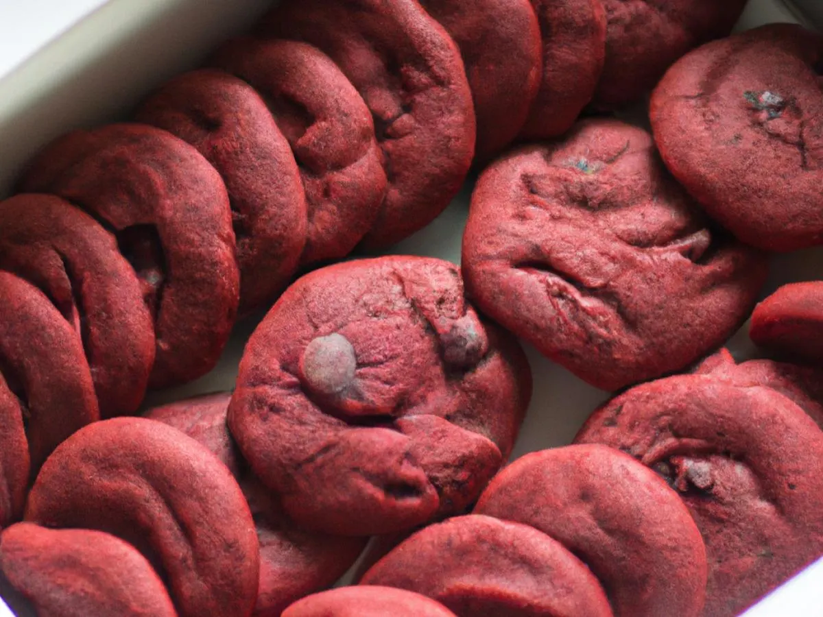 Red Velvet Chocolate Chip Cookies (Boxed)