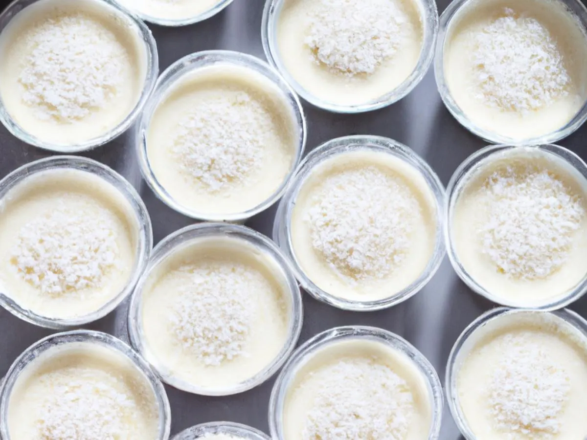 Vegan Coconut Panna Cotta Cups (Boxed)