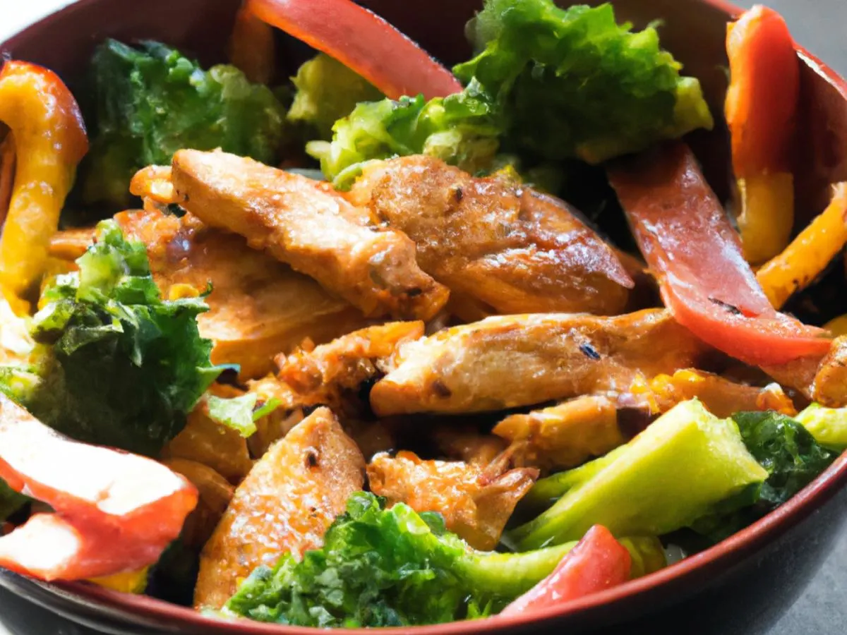 Orange Chicken Power Bowl (Veggies Only) Orange Chicken Power Bowl (Veggies Only)