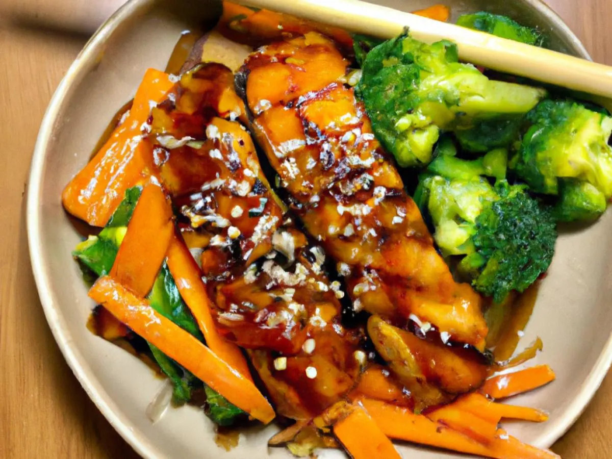 Teriyaki Salmon Power Bowl (Veggies Only) Teriyaki Salmon Power Bowl (Veggies Only)