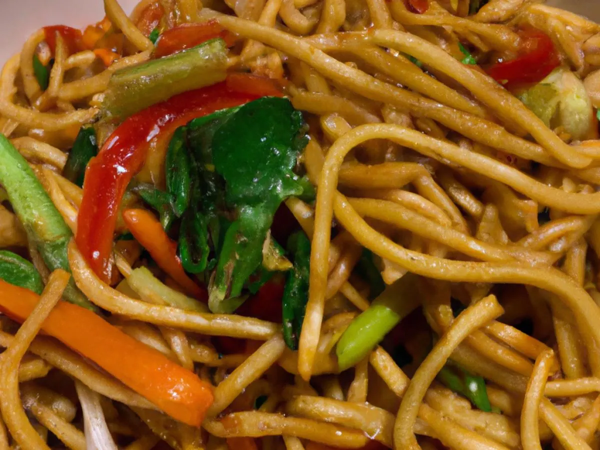 Jain Friendly Veggie Lo Mein Jain Friendly Veggie Lo Mein