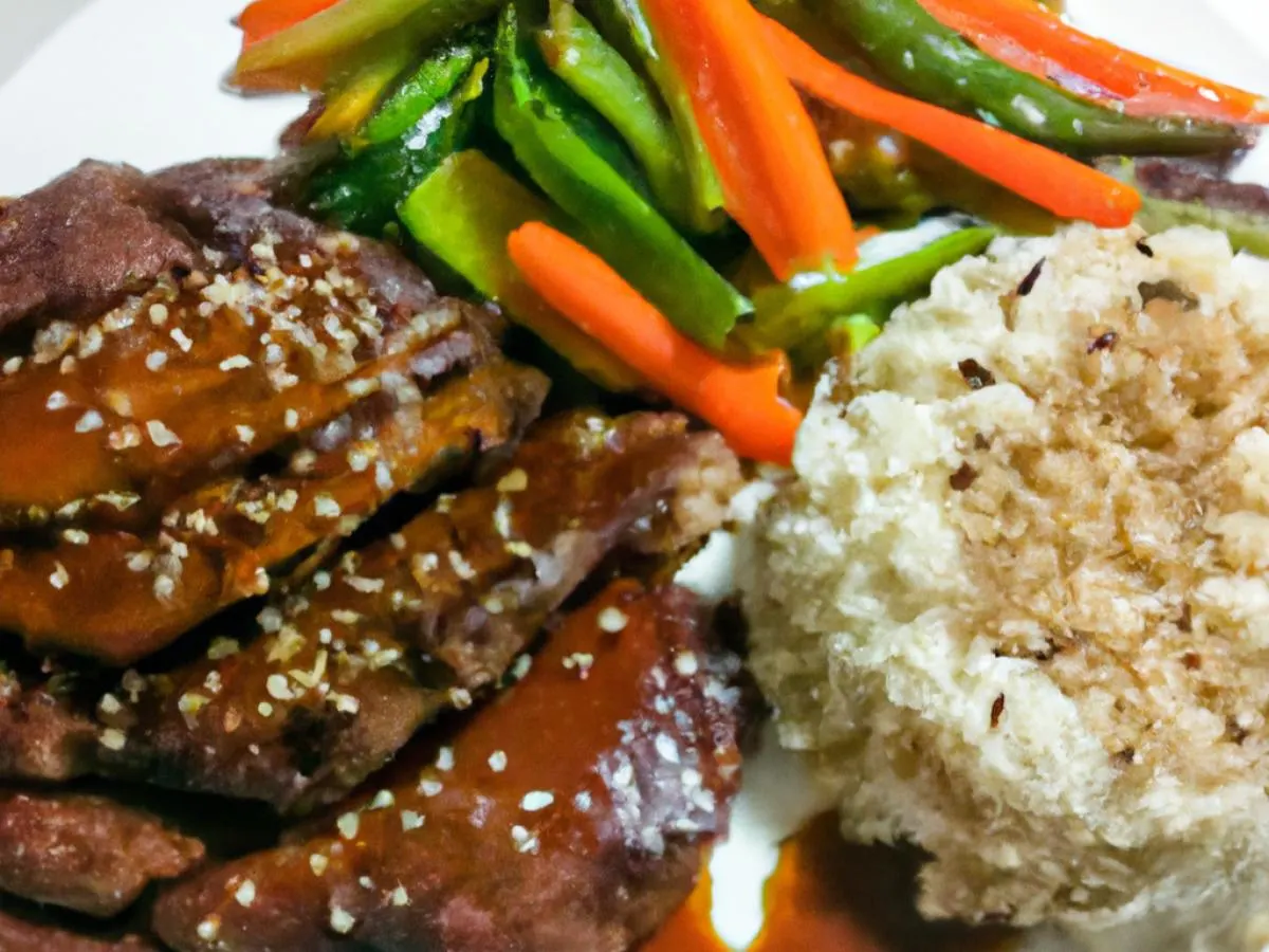 Steak Teriyaki With Brown Rice and Veggies Steak Teriyaki With Brown Rice and Veggies