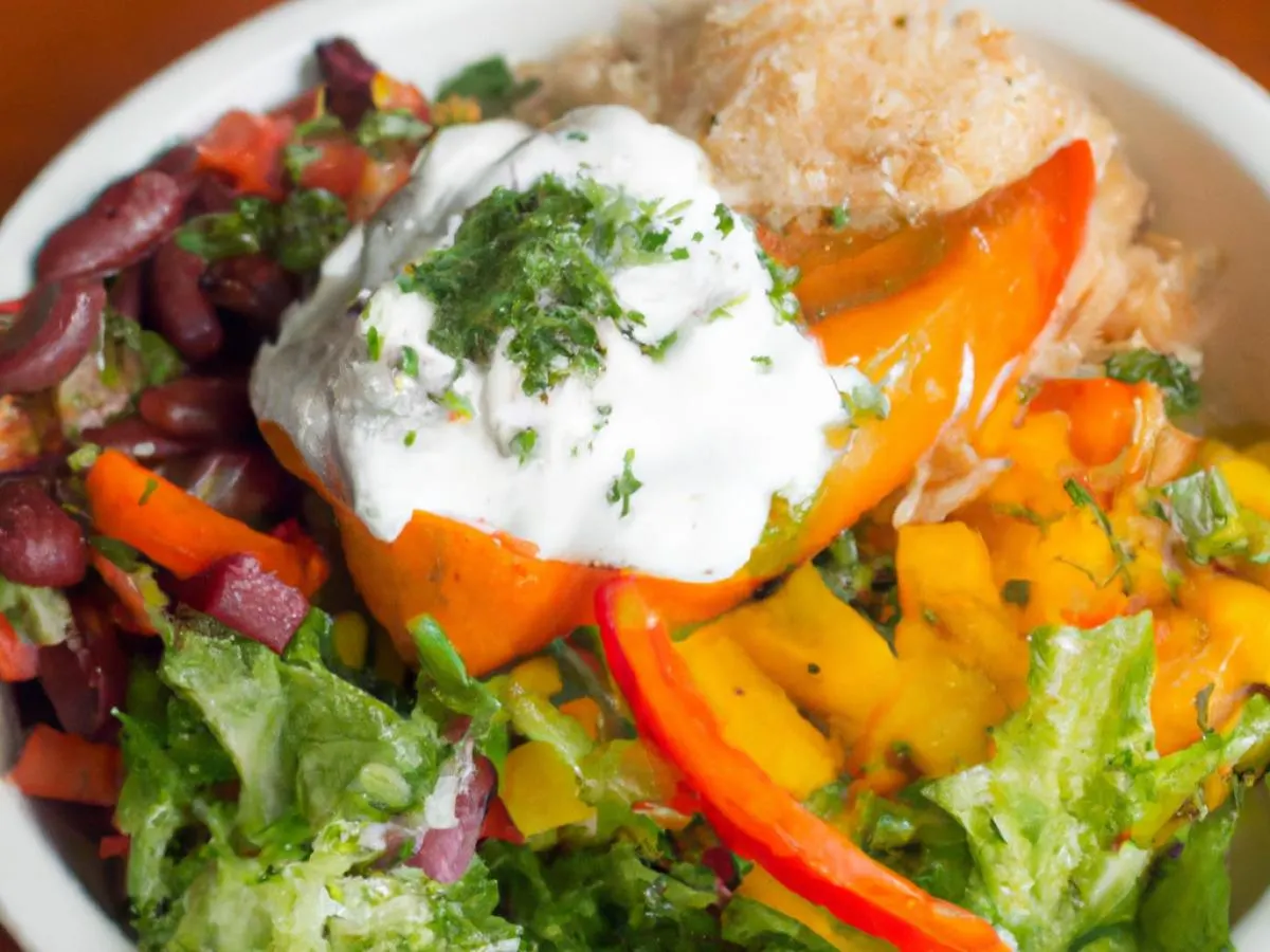 Vegetarian Burrito Bowl Vegetarian Burrito Bowl