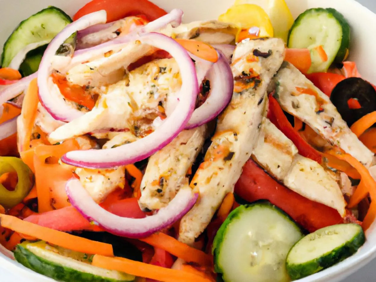 Italian Chop Salad with Grilled Chicken Italian Chop Salad with Grilled Chicken