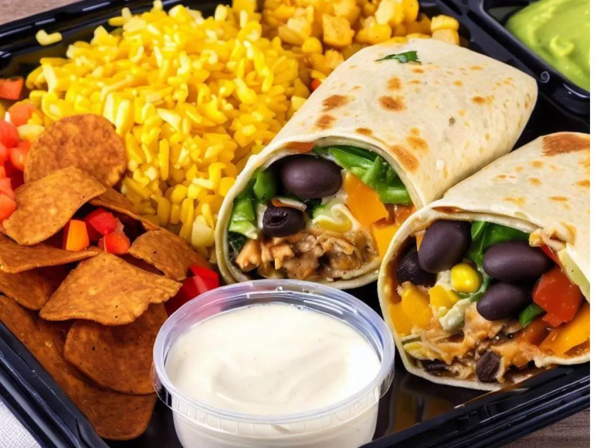 Veggie Burrito Boxed Meal Veggie Burrito Boxed Meal