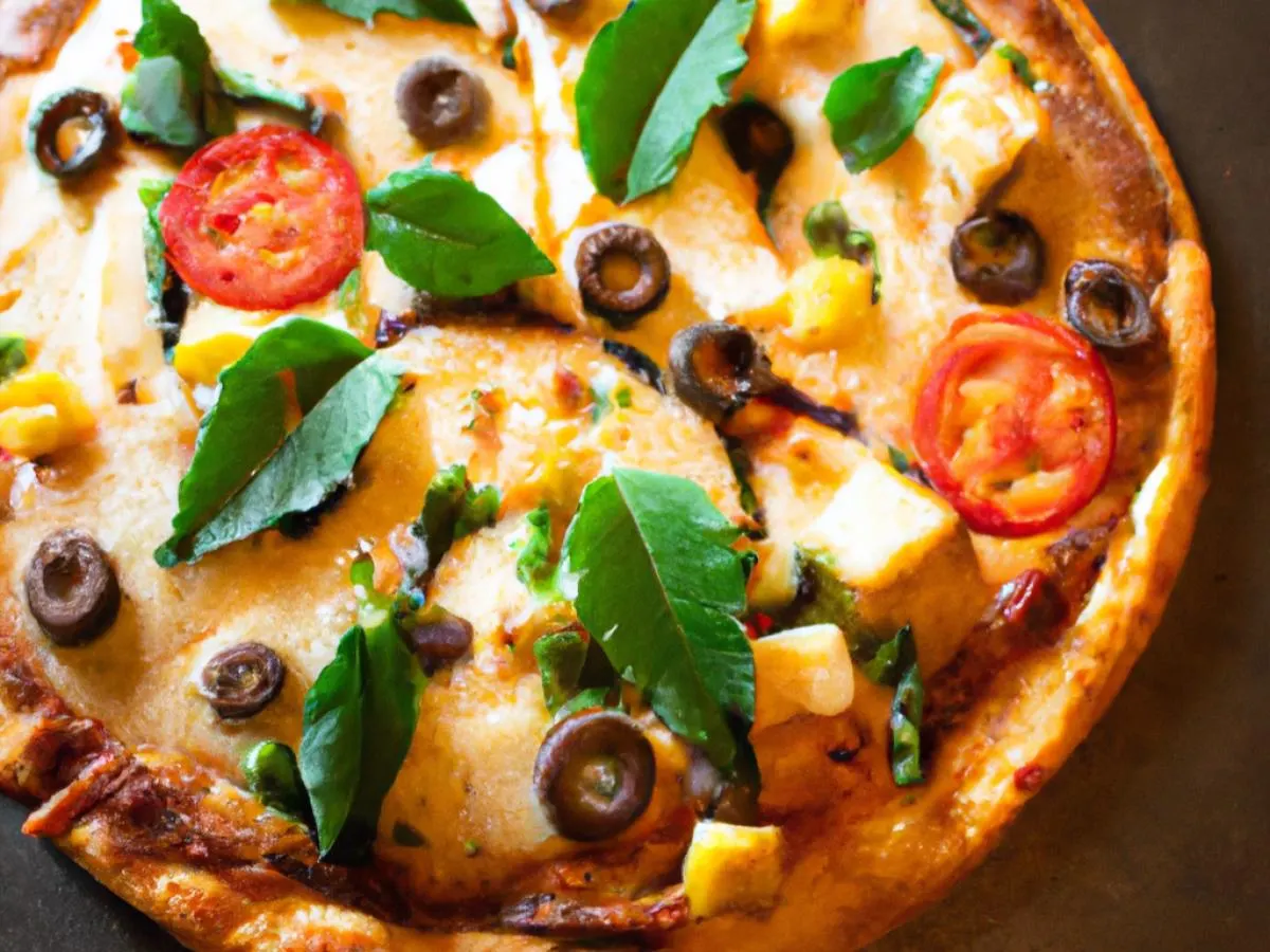 Jain Friendly 8" Veggie Paneer Pizza