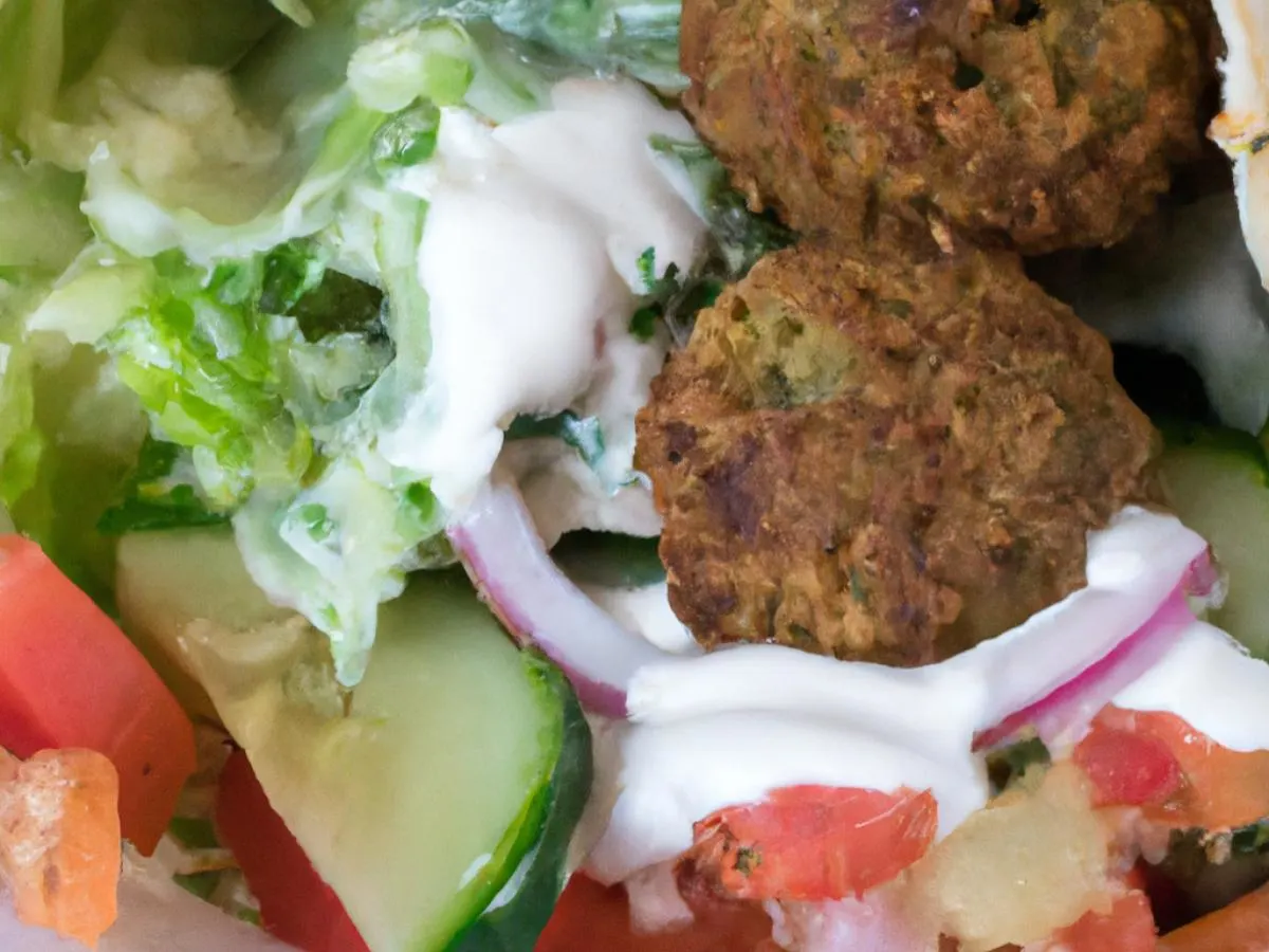 Falafel Wrap Falafel Wrap