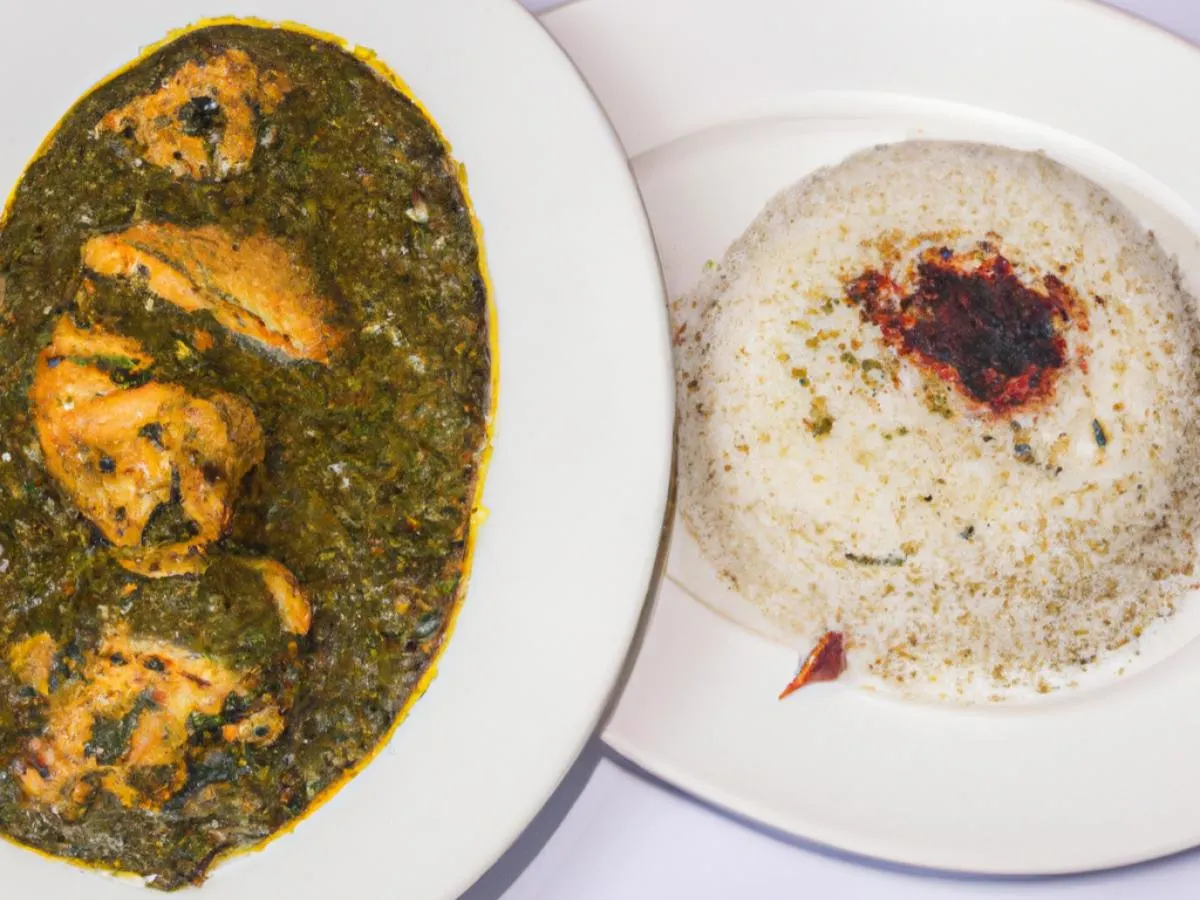 Saag Chicken Pulav Rice & Channa Masala [16oz]