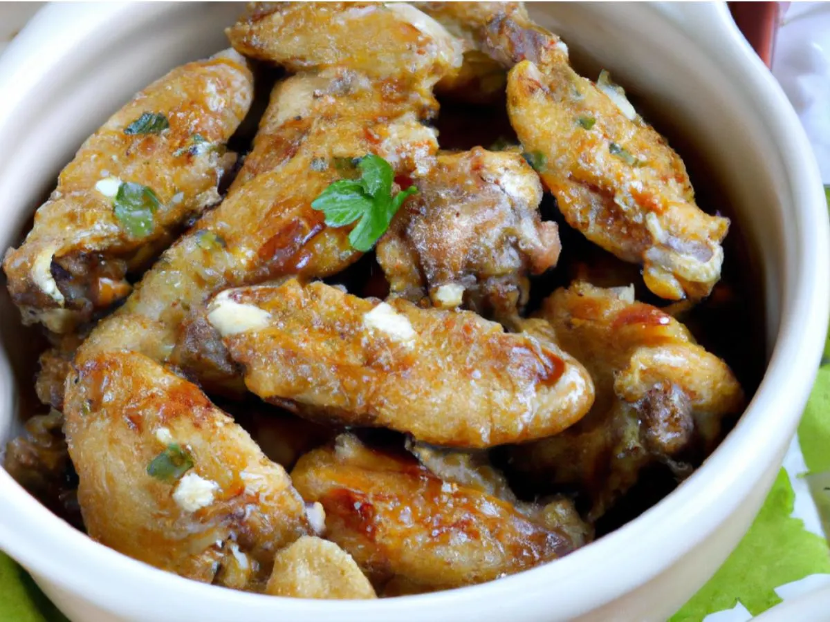 Parmesan-Garlic Chicken Wings Parmesan-Garlic Chicken Wings