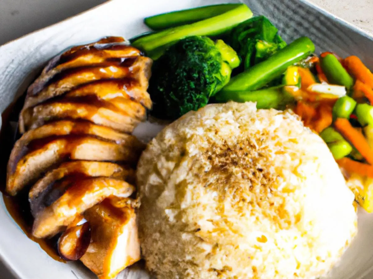 Chicken Teriyaki With Fried Rice and Veggies Chicken Teriyaki With Fried Rice and Veggies
