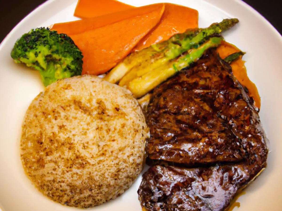 Steak Teriyaki With Fried Rice and Veggies Steak Teriyaki With Fried Rice and Veggies