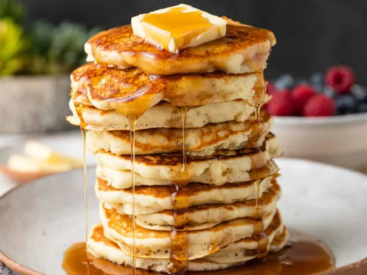 Pancakes with Syrup and Butter Pancakes with Syrup and Butter