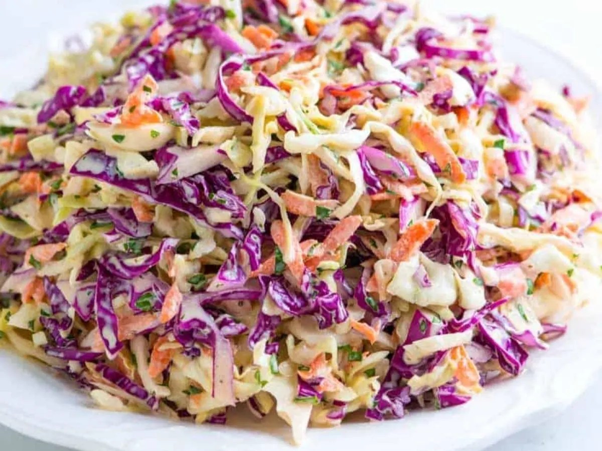 Carrot Cabbage Dill Slaw
