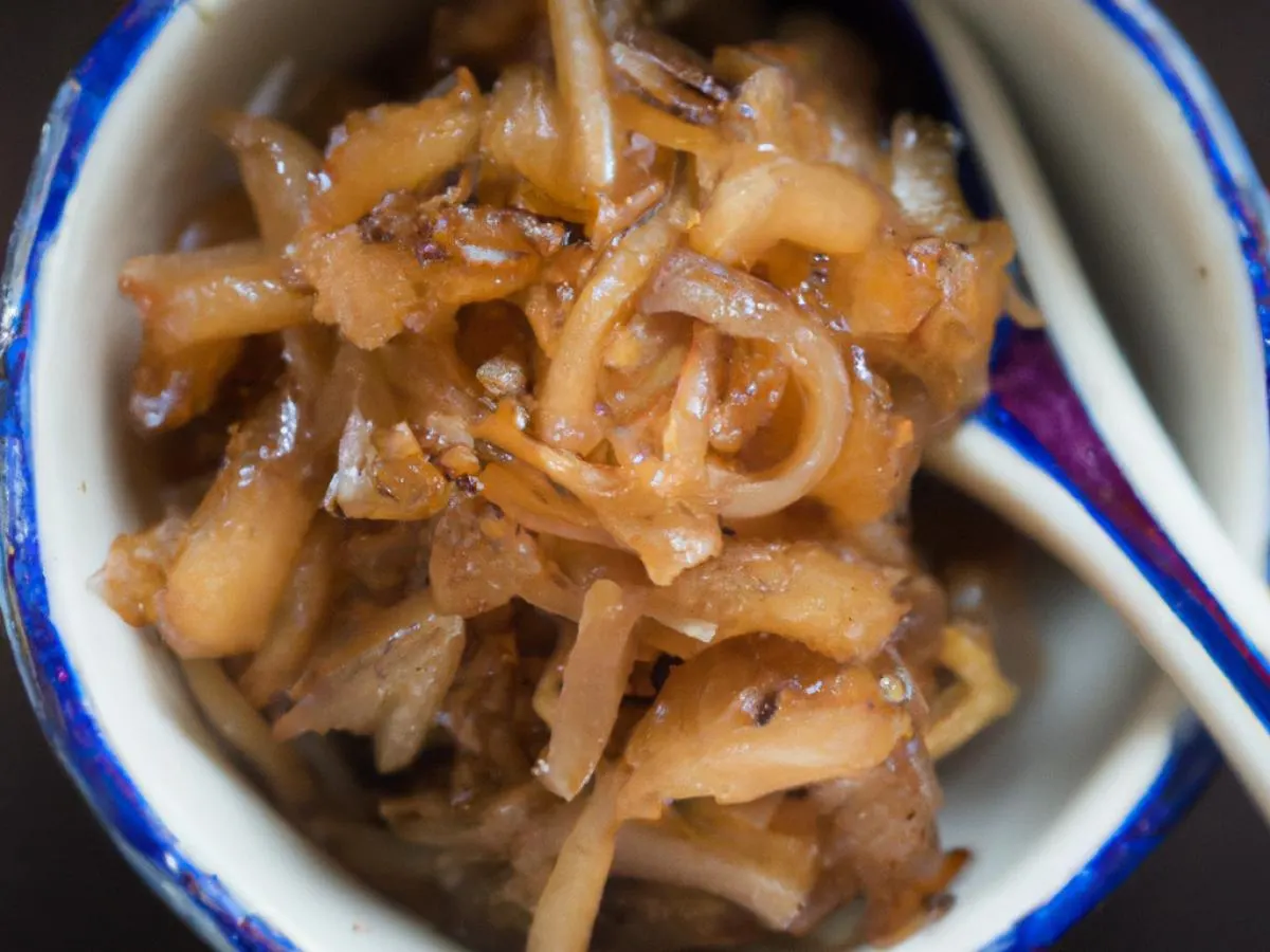Ginger Caramelized Onions