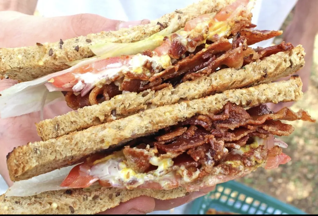 Bacon Sandwich on Gluten Free Bread Bacon Sandwich on Gluten Free Bread