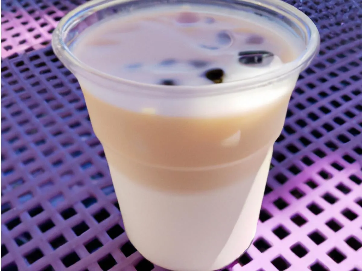 Taro Milk Tea with Non Dairy Creamer (Full Sweetness) Taro Milk Tea with Non Dairy Creamer (Full Sweetness)
