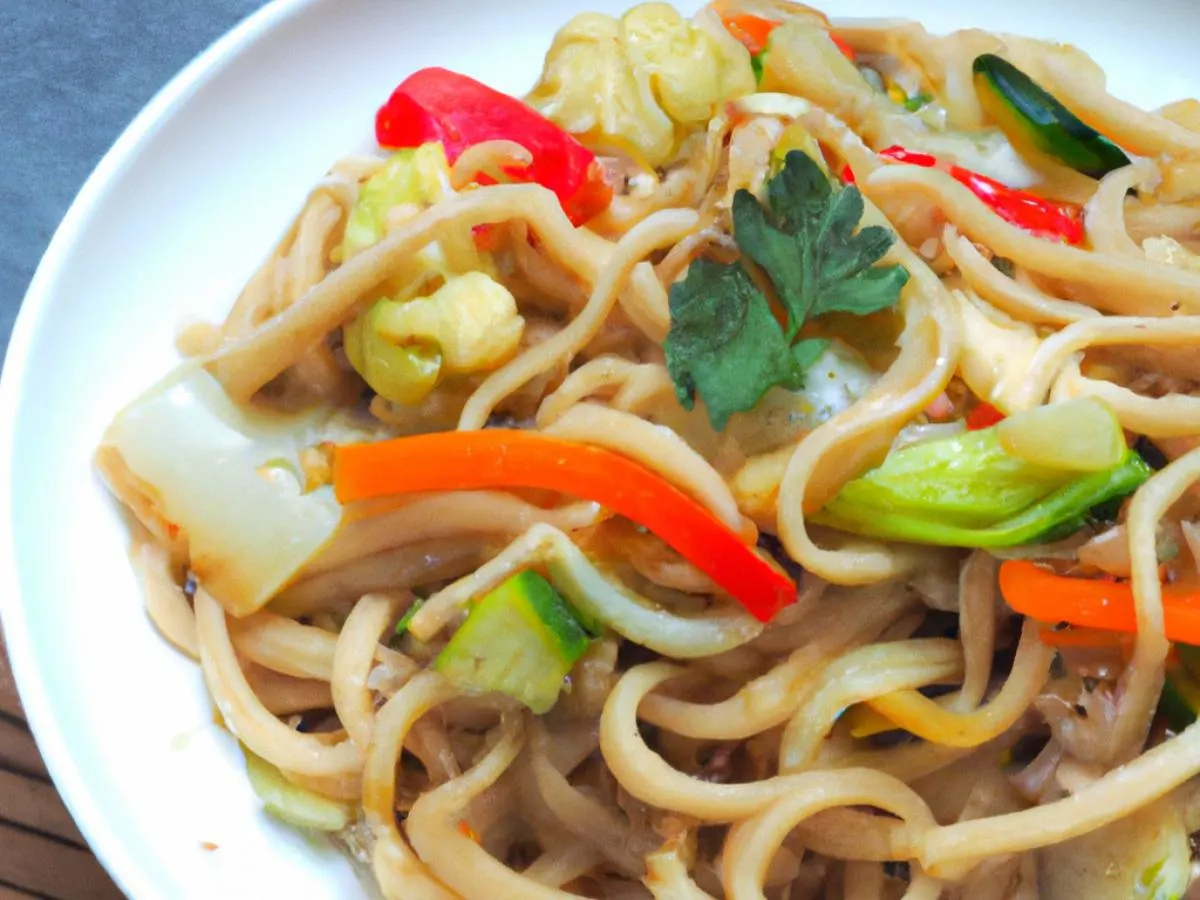 Vegan Udon Noodle with Vegetables Boxed Meal