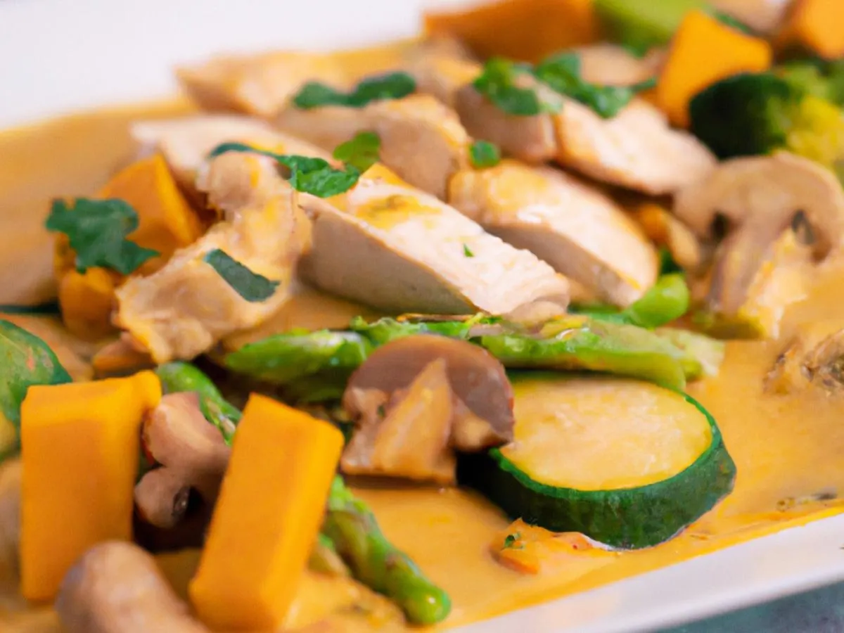 Chicken with Yellow Curry Sauce Chicken with Yellow Curry Sauce