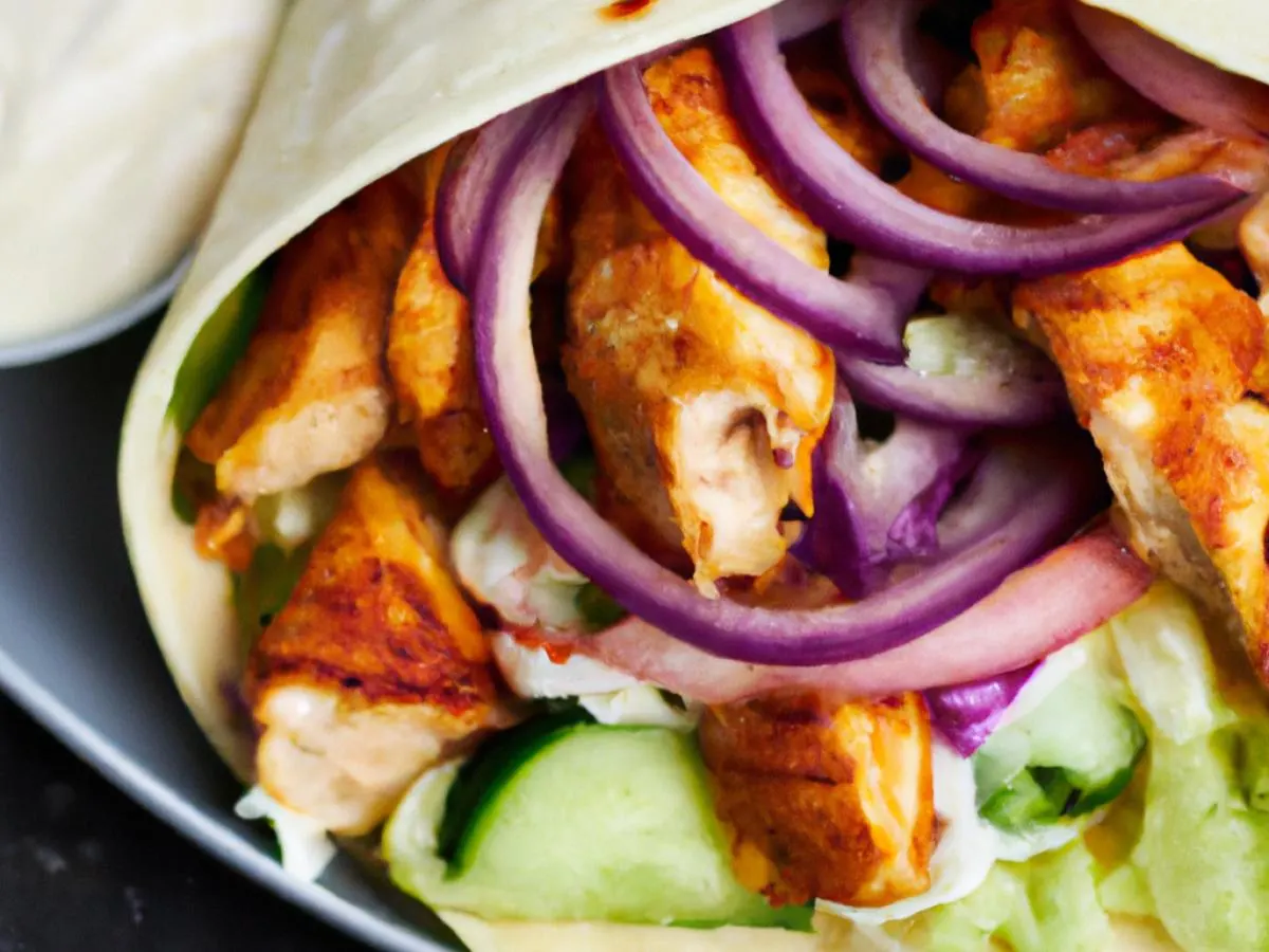 Chicken Kebab Wrap Chicken Kebab Wrap