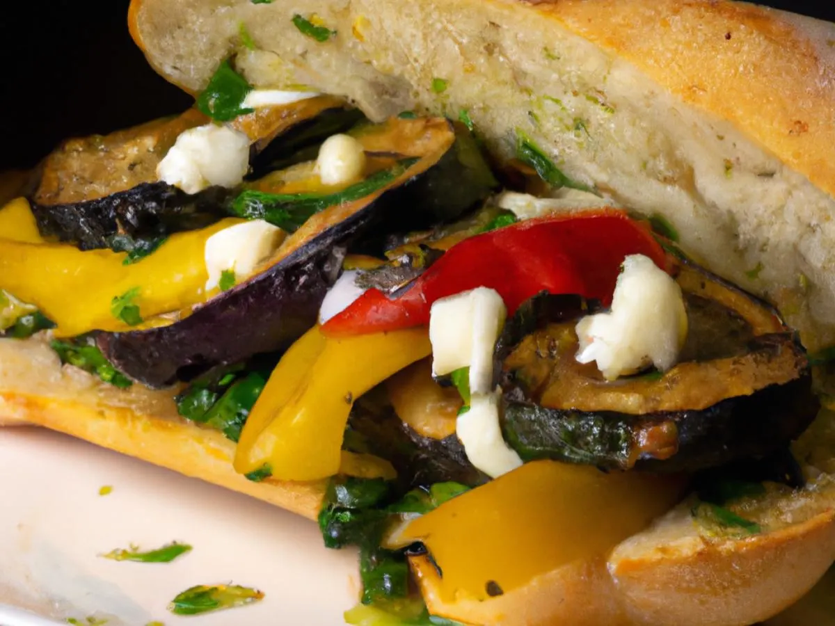 Grilled Veggie Sandwich Grilled Veggie Sandwich