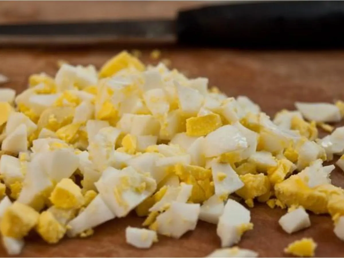 Diced Boiled Egg Diced Boiled Egg
