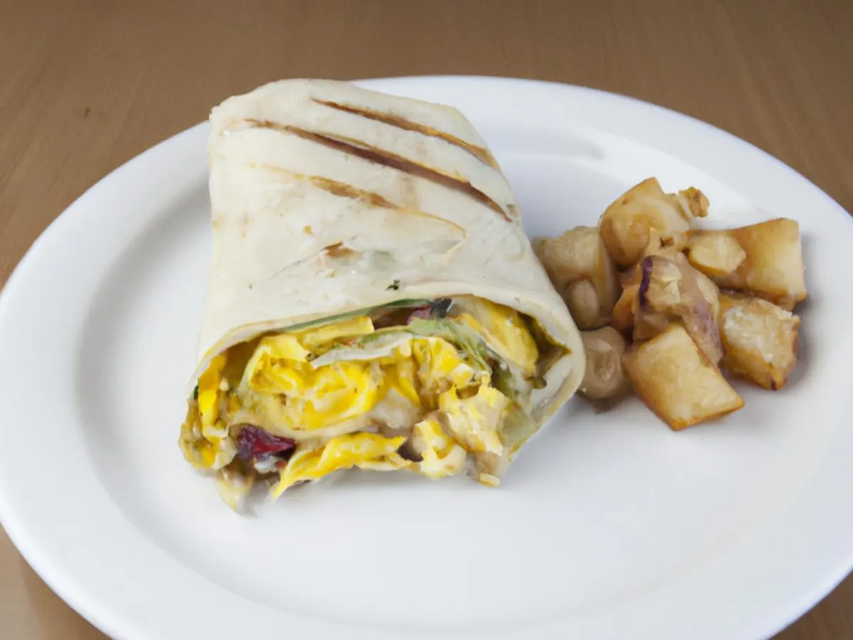 Ham Breakfast Burrito
