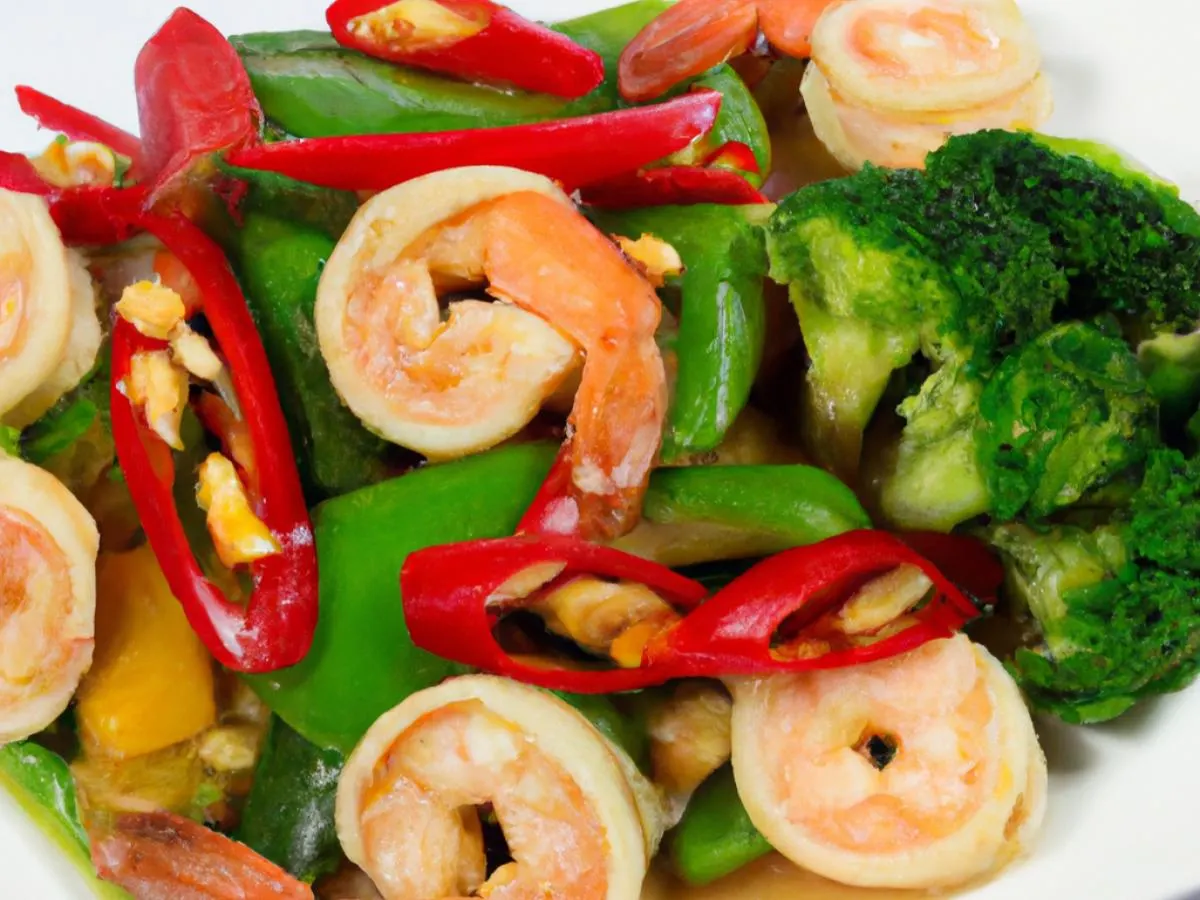 Small Spicy Basil with Shrimp Small Spicy Basil with Shrimp