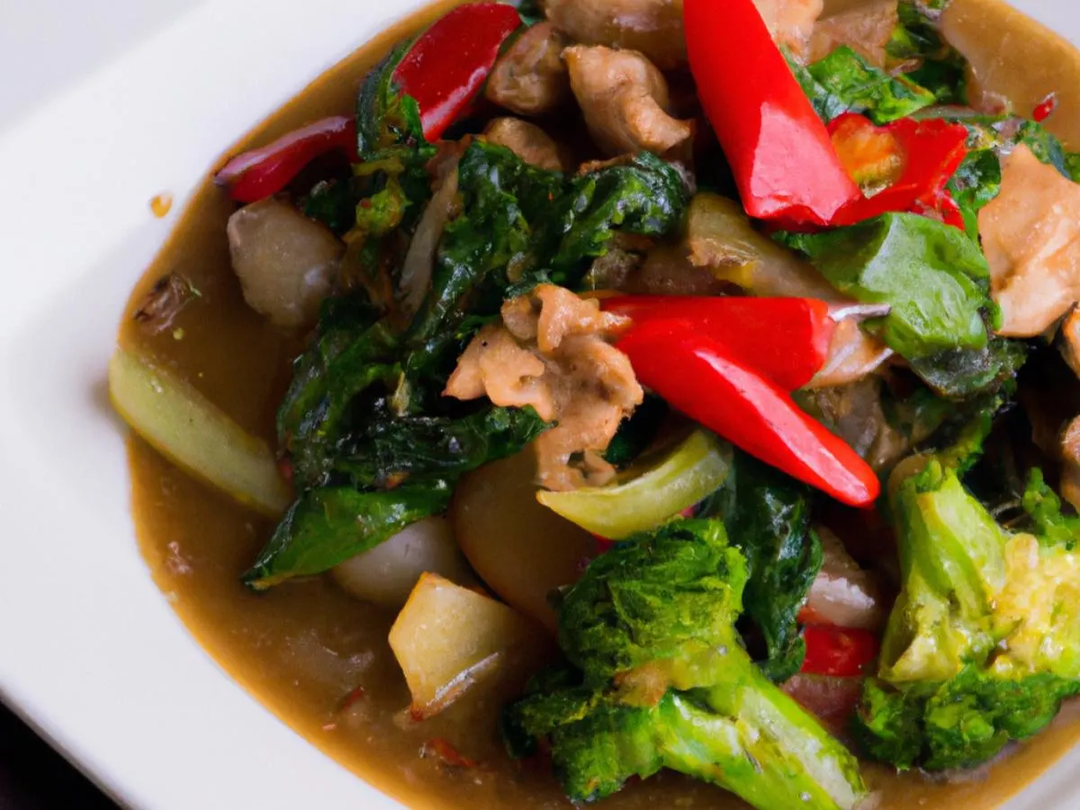 Small Spicy Basil with Chicken Small Spicy Basil with Chicken